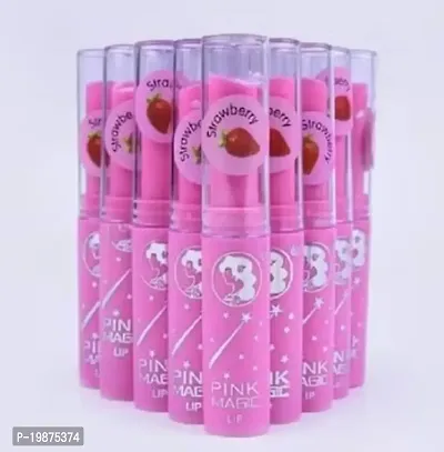 Pink Magic Lip Balm (Pack of 15, Strawberry)-thumb0