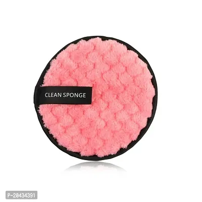 Reusable Makeup Removal Sponge Pads For Deep Cleansing Facial Make up Remover Wipes For Mascara Eye Shadow - (Pack of 1)-thumb2