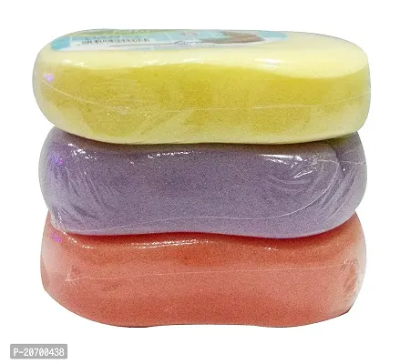 Jolly Bathing Multi-Purpose Sponge for Face and Body -Combo Pack of 3-thumb0