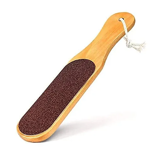 QueensCart ? Pedicure Tools For Dead Skin Callus Remover Double Sided Wooden Scrubber.