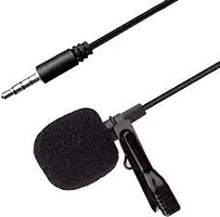 Microphone 3.5mm Collar Mic / Clip Mic / Lapel Mic for Video, ASMR, Youtube, Recording Microphone(black) pack of 1-thumb1