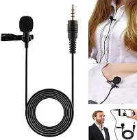 Microphone 3.5mm Collar Mic / Clip Mic / Lapel Mic for Video, ASMR, Youtube, Recording Microphone(black) pack of 1-thumb3