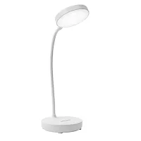 Battery Operated Rechargable Desk Lamp- 3 Level Brightness Touch Control |Study Lamp for Students Study Table |Table Lamp for Work from Home,Office |Gooseneck Reading Lamp with Mobile Stand-thumb2