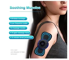 Body Massager,Wireless Portable Neck Massager with 8 Modes and 19 Strength Levels Rechargeable Pain Relief EMS Massage Machine for Shoulder,Arms,Legs,Back Pain for Men and Women-thumb1