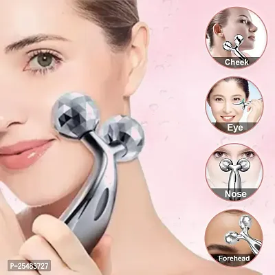 3d Manual Face Massager For Women | Facial Massager  Face Roller For Glowing Skin | Self Care Product | Body Massage Tool-thumb3