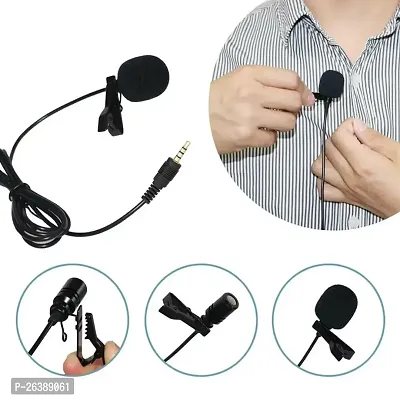 Microphone Easy Clip On System shy; Perfect for Recording Voice/Video Conference/Podcast/i-Phone/Android(pack of 1)-thumb3
