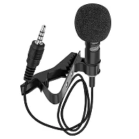 Clip Microphone for YouTube | Collar Mike for Voice Recording | Lapel Mic Mobile(pack of 1)-thumb3
