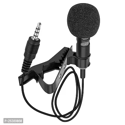Clip Microphone for YouTube | Collar Mike for Voice Recording | Lapel Mic Mobile(pack of 1)-thumb4