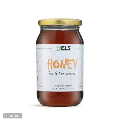 Raw and Unprocessed Honey (500 Gm) (Pack of 1)-thumb0