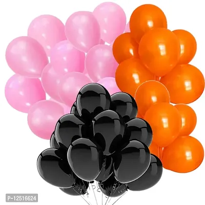 DUL DUL Pink/Orange/ Color Metallic latex balloons for birthday/Party decoration Pcs -Combo metallic balloons pack of Color Balloons Baby ShowerTheme party,Combo of