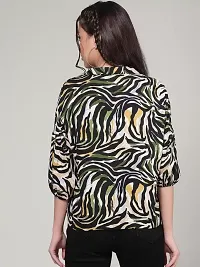 Women Printed Casual Multicolor Shirt-thumb3