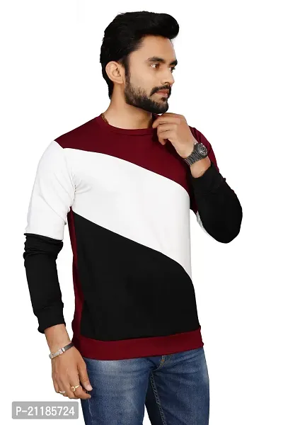 Stylish Fancy Polycotton Round Neck T-Shirts For Men Pack Of 1-thumb2