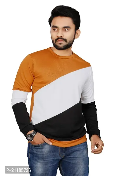 Stylish Fancy Polycotton Round Neck T-Shirts For Men Pack Of 1-thumb0