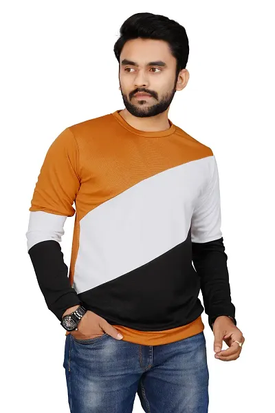 Stylish Fancy Polycotton Round Neck T-Shirts For Men Pack Of 1