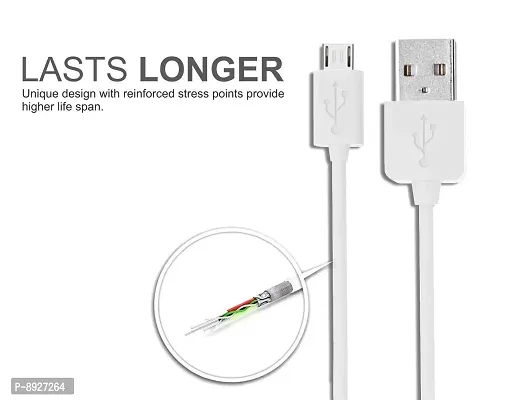 Nkarta A Grade Fast Charging Data Cable for Asus Zenfone 4 Selfie Pro - 1 Meter Length-thumb2