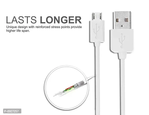 Nkarta A Grade Fast Charging Data Cable for Asus Zenfone 6-1 Meter Length-thumb2