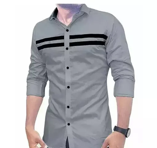 IndoPrimo Mens Regular Fit Casual Shirt