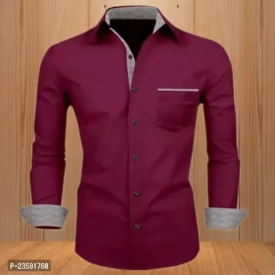Stylish Cotton Casual Shirts For Men-thumb0