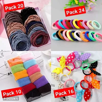 Designer Multicolor Hair Accessory Set For Women-thumb0