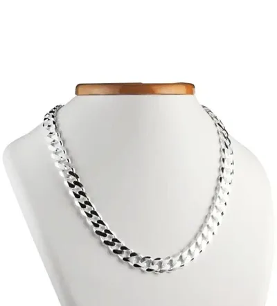 Trendy Designer Silver Plated Alloy Men's Chain