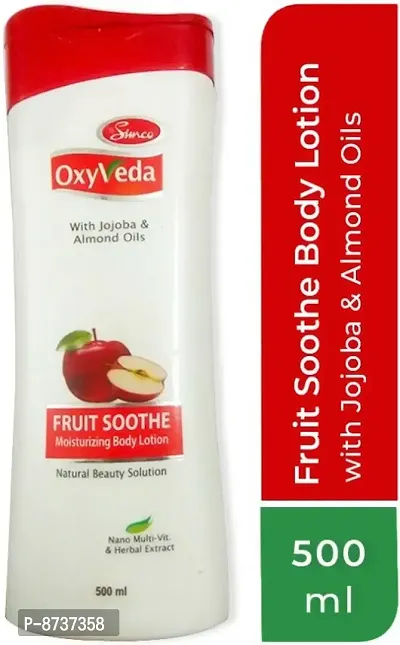 Simco Oxyveda Fruit Soothe Moisturizing Body Lotion-500ml-thumb0