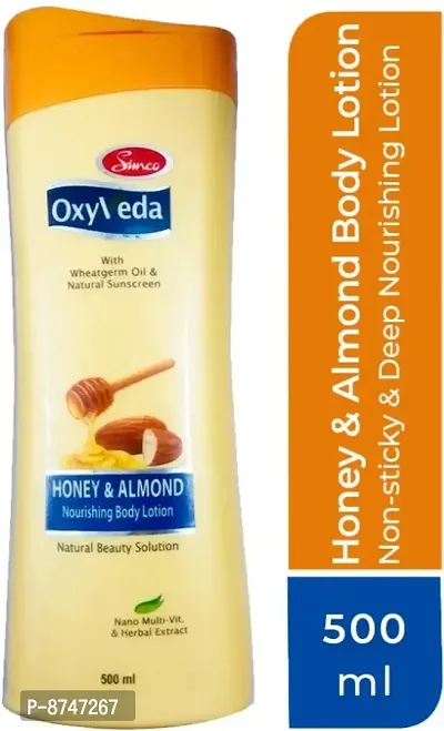 Natural Honey Almond Nourishing Body Lotion-500ml, Pack of 2-thumb2