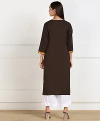 VEDANA Women Pure Cotton Long Length Designer kurties-thumb3