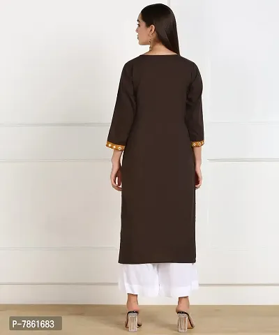 VEDANA Women Pure Cotton Long Length Designer kurties-thumb4