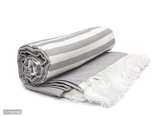 Eden Living Bath Towel Ultra Soft, Absorbent & Quick Dry Towel for Bath, Beach, Pool, Travel, Spa and Yoga 90x170 cm( Cool Grey)-thumb0