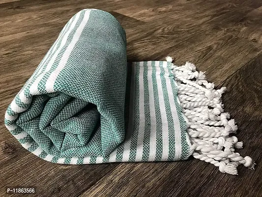 My Home Bath Towel Ultra Soft, Absorbent & Quick Dry Towel for Bath, Beach, Pool, Travel, Spa and Yoga 90x170 cm (Green)