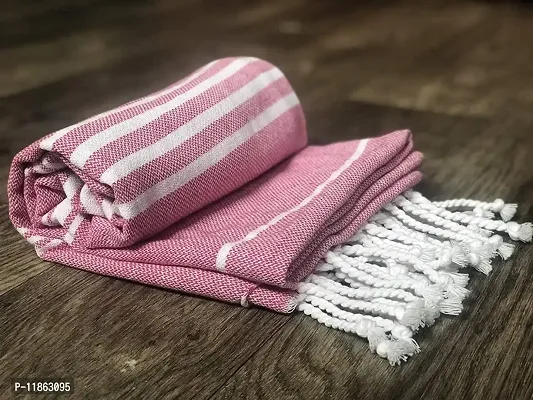 My Home Bath Towel Ultra Soft, Absorbent & Quick Dry Towel for Bath, Beach, Pool, Travel, Spa and Yoga 90x170 cm (Pink)-thumb0