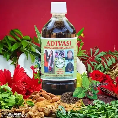 Adivasi Neelambari Medicine All Type of Hair Problem Herbal Growth Hair Oil 250 ML-thumb0