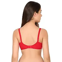 Molai Women's Women's Seamless Non Padded Non Wired Bra Pack of 3-thumb2