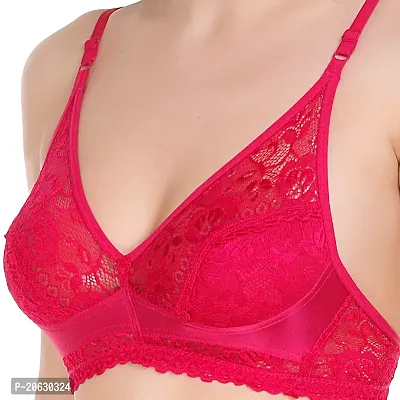 Cloud Dove Women's Combo2 Cotton Bra and Panty Set | Beautiful Combo2 Red,Gold Lingerie Set-thumb5