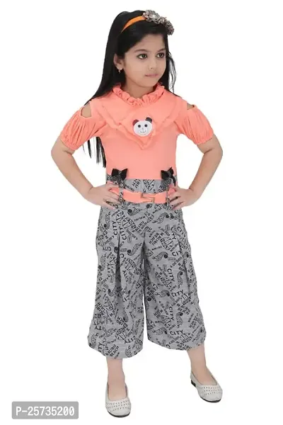 S ALAUDDIN DRESSES Cotton Blend Bear Printed One Piece Jumpsuit For Girls-thumb0