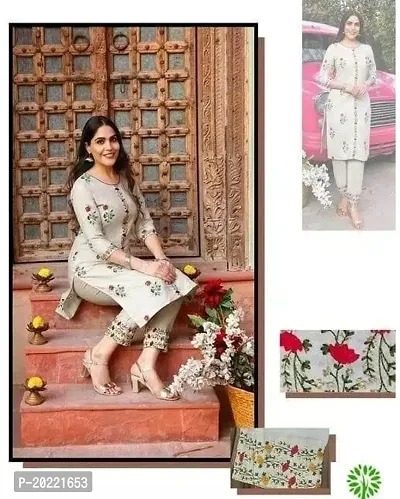 Stylish Cotton Kurta Set For Women