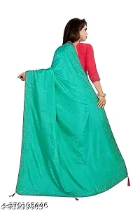 Attractive Silk Saree With Blouse Piece-thumb2