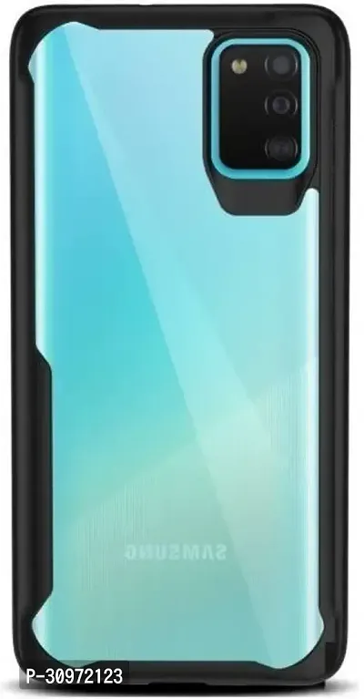 Celltown Back Cover for Samsung Galaxy A71 Black Transparent Grip Case