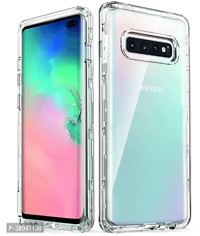 Celltown Back Replacement Cover for Samsung Galaxy S10 Plus Transparent Grip Case Pack of 1