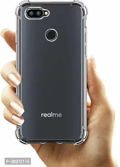 Akhirah Back Cover for Realme U1 Transparent Silicon-thumb3