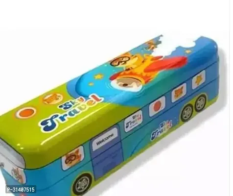 School Bus Pencil Box for Kids Space