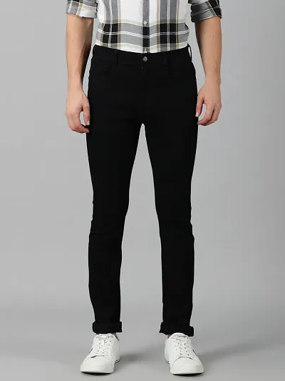 Stylish High-Rise Jeans Blend Jeans For Men