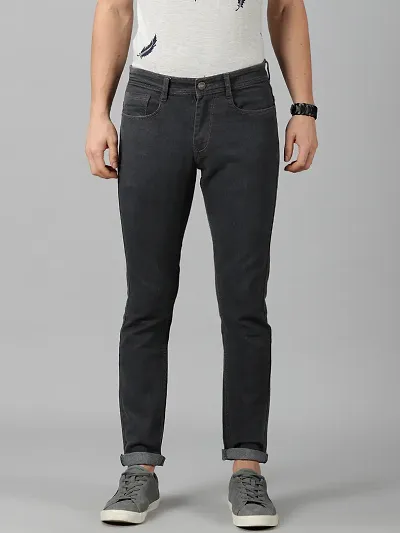 Stylish High-Rise Jeans Blend Jeans For Men