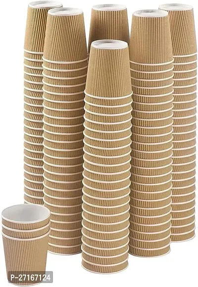 Sustainable Paper Dissposable Cups For Party and Home Pack Of 100-thumb0