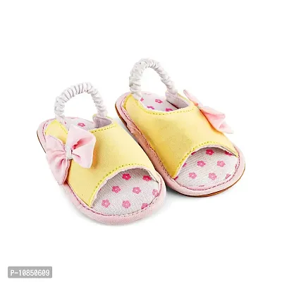 Basics21 0-6 Months Girl Kid Sandals Summer/Winter Sandals and Floaters Pre Walker Sandal Bootie/Booties for Baby Girl New Born Baby/Babies/Infant/Toddlers (Toe to Heel Length -12 cm)-thumb0