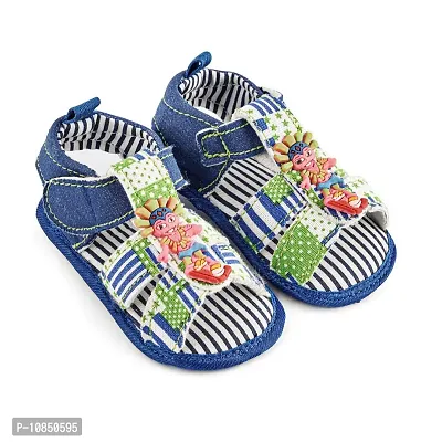 Basics21 0-6 Months Unisex Kid Summer Sandals/Sandal  Floaters Pre Walker Bootie/Booties for Baby Boy  Girl New Born Baby/Babies/Infant/Toddlers (Toe to Heel Length -12 cm)-thumb0