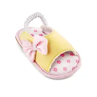 Basics21 0-6 Months Girl Kid Sandals Summer/Winter Sandals and Floaters Pre Walker Sandal Bootie/Booties for Baby Girl New Born Baby/Babies/Infant/Toddlers (Toe to Heel Length -12 cm)-thumb1