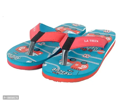 Basics21 Unisex-Child, Kids Flip-Flop 7-12 Years old | Soft, Comfortable, Indoor & Outdoor Slippers & Chappal,Theme Resque, Light Weight (SKY BLUE, numeric_5)-thumb4