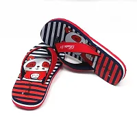Basics21 Unisex-Child Kids Slippers & Chappals | Soft, Comfortable, Indoor & Outdoor Flip-Flop (RED, numeric_2)-thumb2