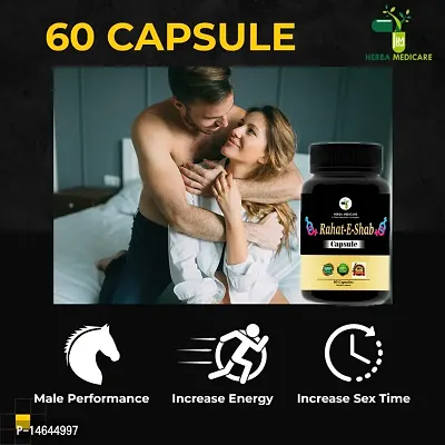 Herba Medicare Rahat E Shab Shilajit capsule for testosterone levels, Stamina, Energy, Libido, Vitality, Power-thumb3